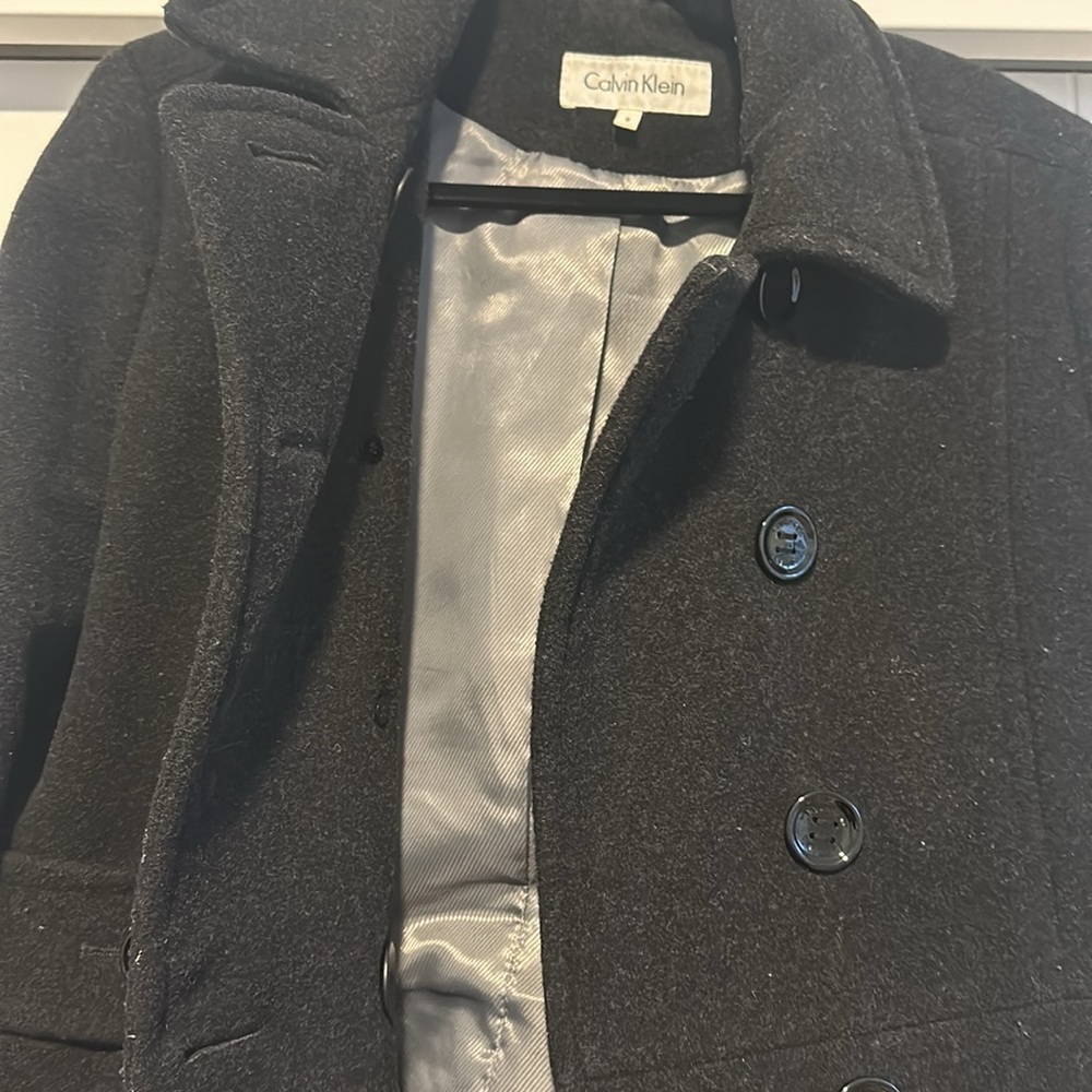 CALVINKLEIN Black Peacoat - Picture 4 of 4